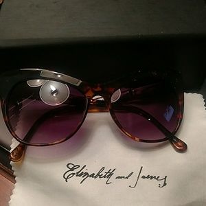 Elizabeth and James tortoise plastic sunglasses